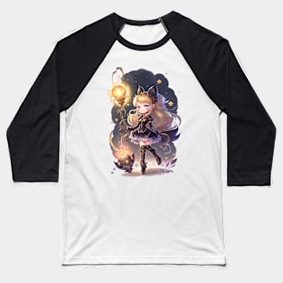 Little Cute Witch Baseball T-Shirt